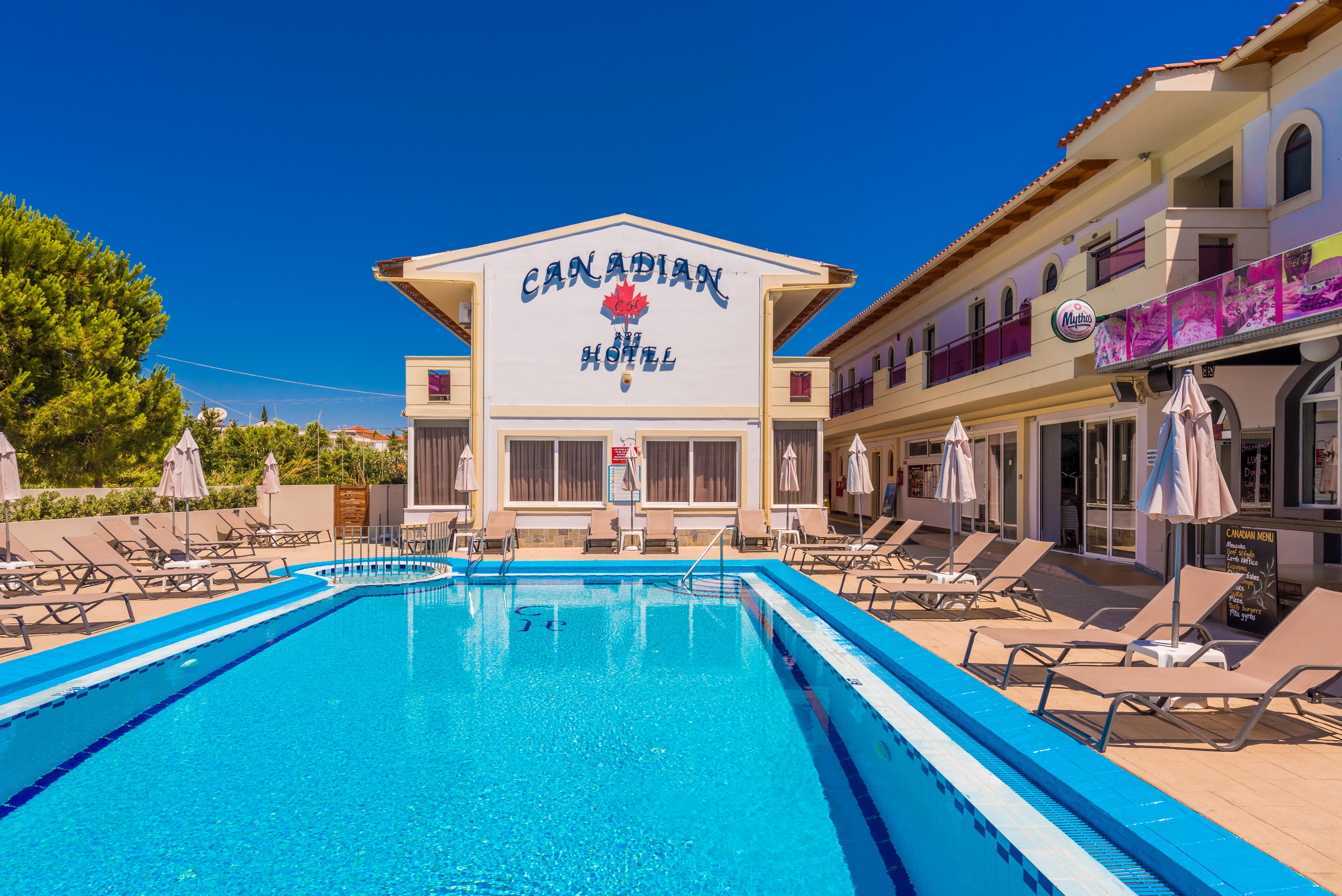 Canadian Hotel Laganas Eksteriør billede