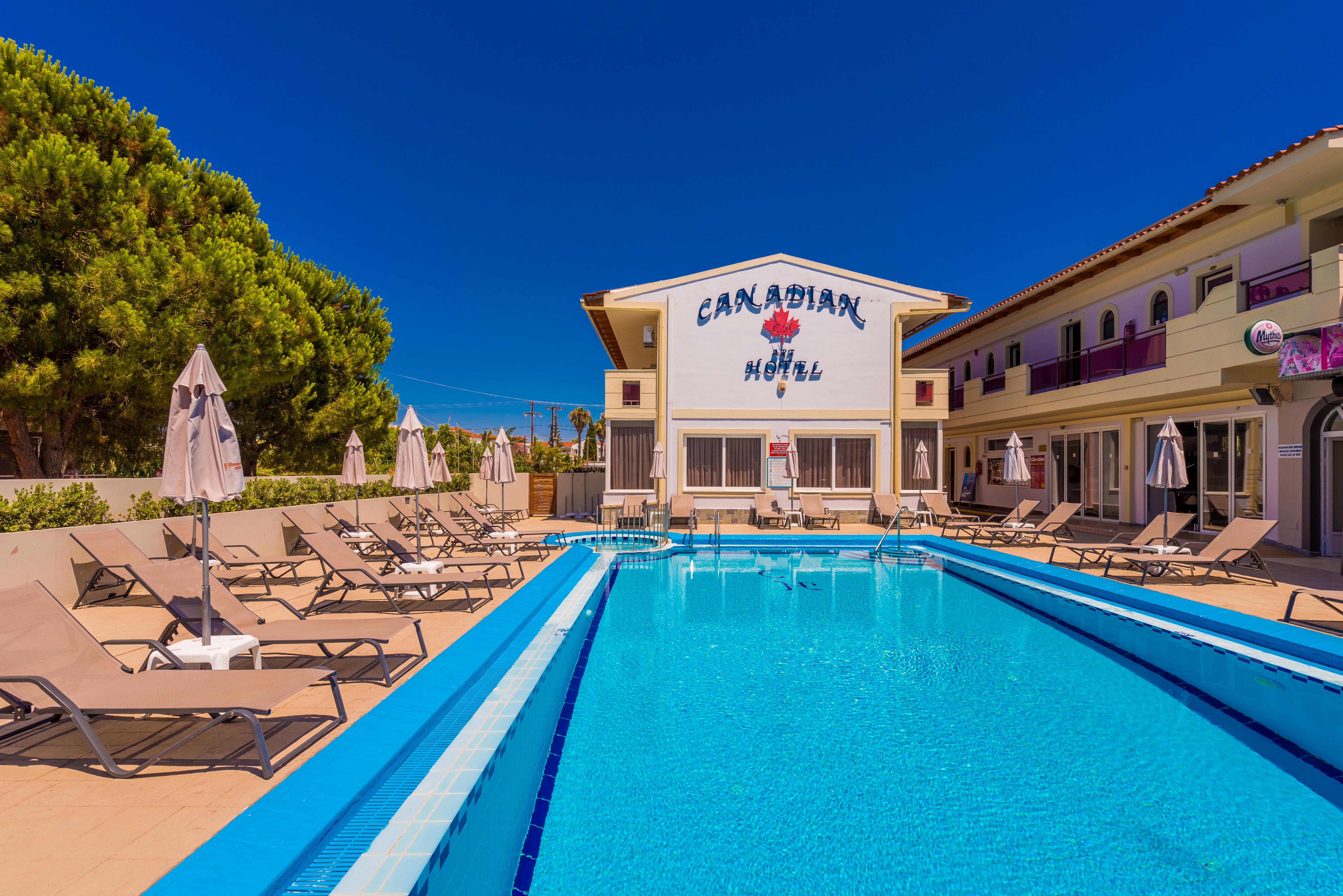 Canadian Hotel Laganas Eksteriør billede