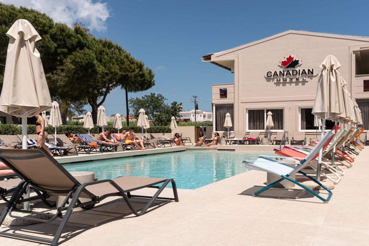 Canadian Hotel Laganas Eksteriør billede